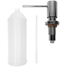 Dávkovač saponátu kulatý 350ml chrom DS350ss