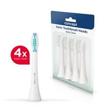 Náhradní hlavice k zubním kartáčkům PERFECT SMILE ZK40xx, Daily Clean, white, 4 ks ZK0001 