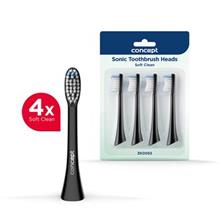 Náhradní hlavice k zubním kartáčkům PERFECT SMILE ZK500x, Soft Clean, 4 ks, černé ZK0053 